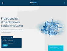 Tablet Screenshot of pramed.pl